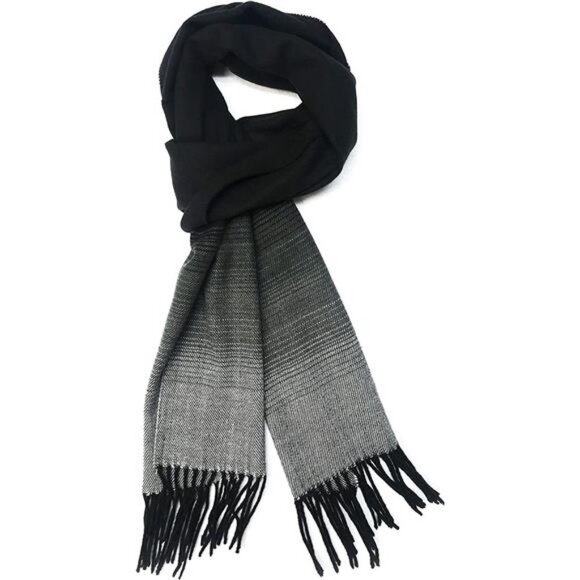 Cashmere Feel Scarf Soft Winter Ombre Nova Buffalo Tartan  Women - Picture 1 of 7